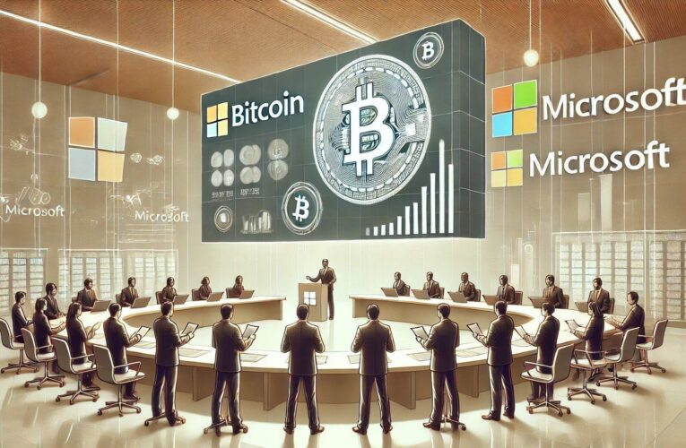 Akcionáři Microsoftu budou hlasovat o investici do Bitcoinu