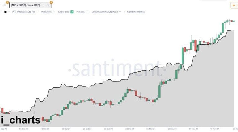 Tento indikátor jasně naznačuje, že bitcoin překoná hranici 100 000 USD