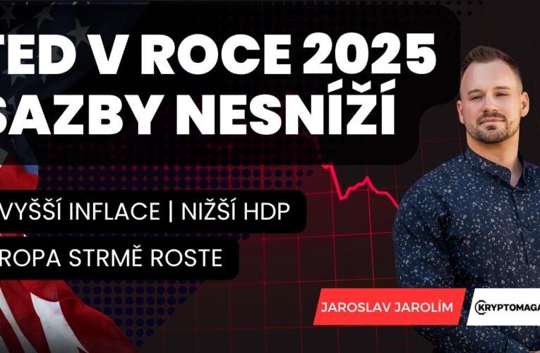 Fed v roce 2025 úrokové sazby nesníží: Vyšší inflace a nižší HDP!