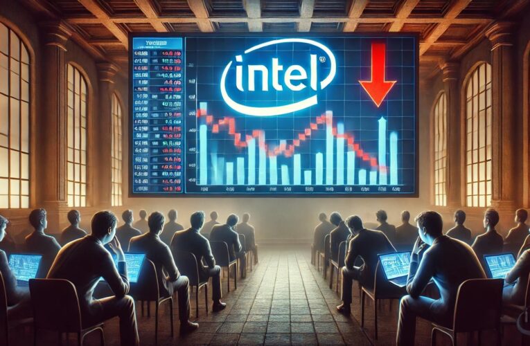 Intel klesl o 8,5 % po slabých výsledcích a oznámení propouštění